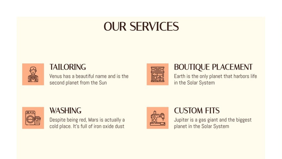 Fashion Brand Company Profile Google Slides & PowerPoint