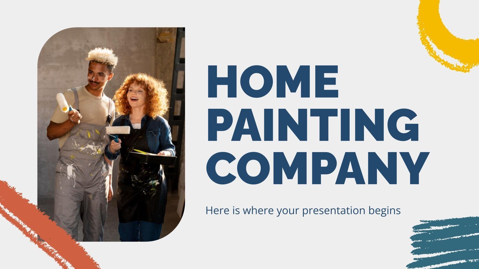 Home Painting Company Google Slides & PowerPoint
