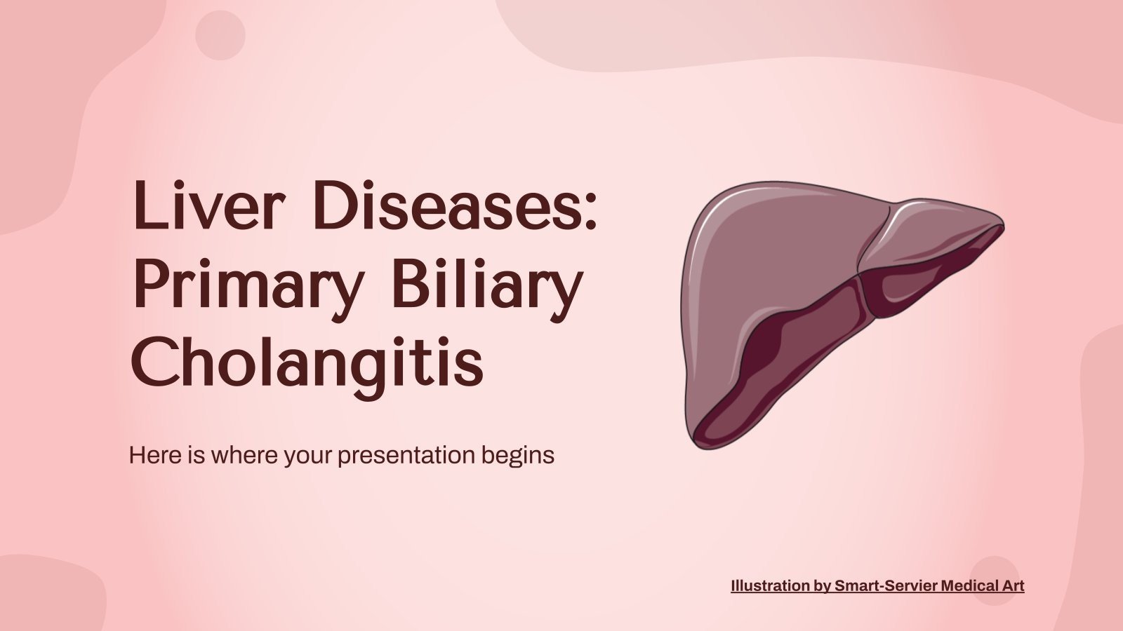 Free Google Slides themes and PowerPoint templates on the liver