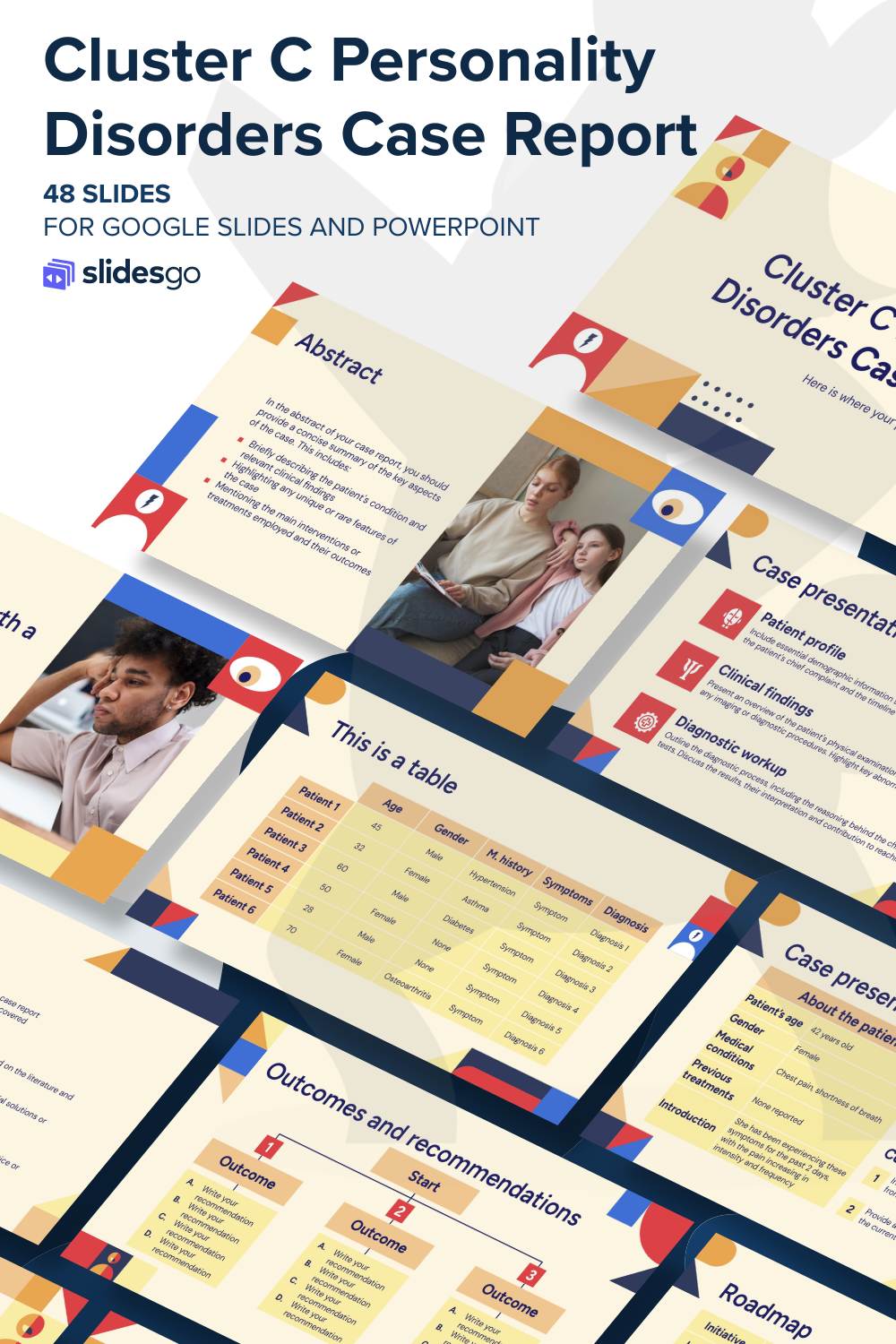 Cluster C Personality Disorders Case Report | Google Slides