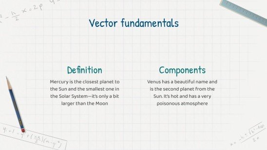 Pre Calculus Image Pre-Calculus Lesson for High School: Vectors | Google Slides