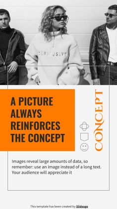 네온 & 브루탈리즘 인스타그램 포스트 마케팅 플랜 프레젠테이션 템플릿