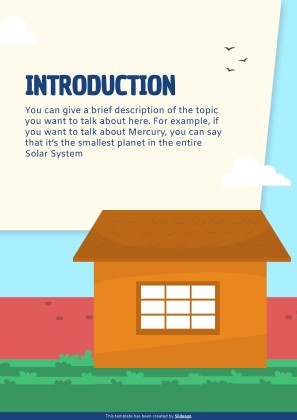 가족의 날을 기념하는 초등학교 가정 활동 프레젠테이션 템플릿