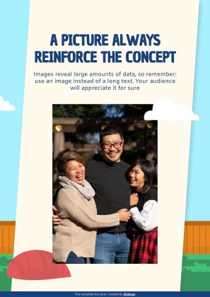 가족의 날을 기념하는 초등학교 가정 활동 프레젠테이션 템플릿