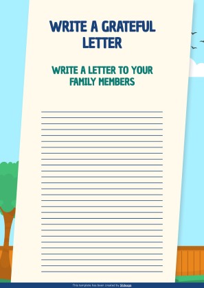 가족의 날을 기념하는 초등학교 가정 활동 프레젠테이션 템플릿