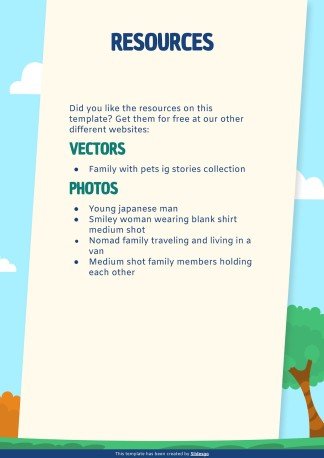 가족의 날을 기념하는 초등학교 가정 활동 프레젠테이션 템플릿