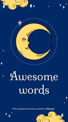 Plantilla de presentación Planificador para redes sociales con diseño esotérico