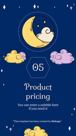 Plantilla de presentación Planificador para redes sociales con diseño esotérico