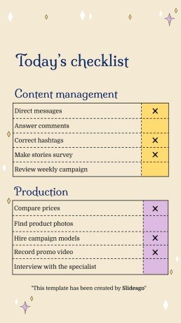 Plantilla de presentación Planificador para redes sociales con diseño esotérico