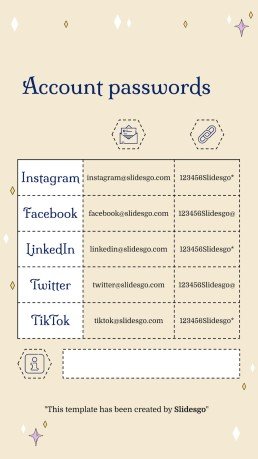 Plantilla de presentación Planificador para redes sociales con diseño esotérico