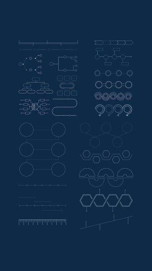 Plantilla de presentación Planificador para redes sociales con diseño esotérico