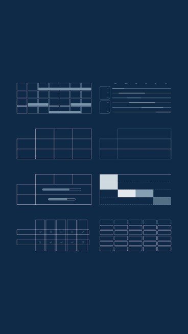 Plantilla de presentación Planificador para redes sociales con diseño esotérico