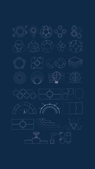 Plantilla de presentación Planificador para redes sociales con diseño esotérico