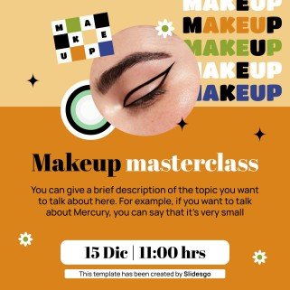 Herbal Makeup Brand IG Stories presentation template 