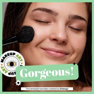 Herbal Makeup Brand IG Stories presentation template 