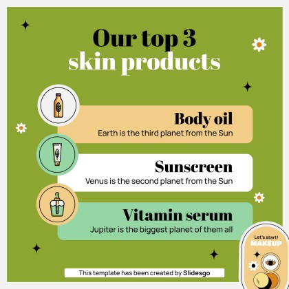 Herbal Makeup Brand IG Stories presentation template 