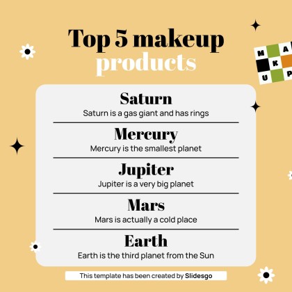 Herbal Makeup Brand IG Stories presentation template 