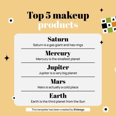 Herbal Makeup Brand IG Stories presentation template 
