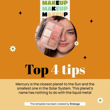 Herbal Makeup Brand IG Stories presentation template 
