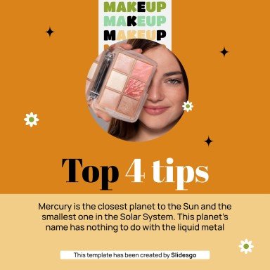 Herbal Makeup Brand IG Stories presentation template 