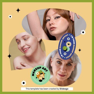 Herbal Makeup Brand IG Stories presentation template 