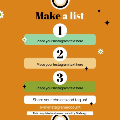 Herbal Makeup Brand IG Stories presentation template 