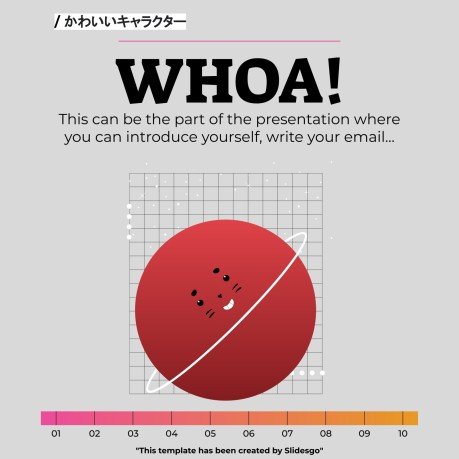 Niedliche 3D-Figuren Soziale Medien Präsentationsvorlage