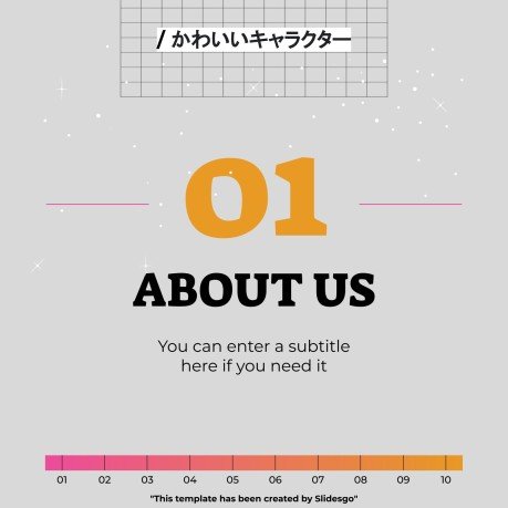 Niedliche 3D-Figuren Soziale Medien Präsentationsvorlage