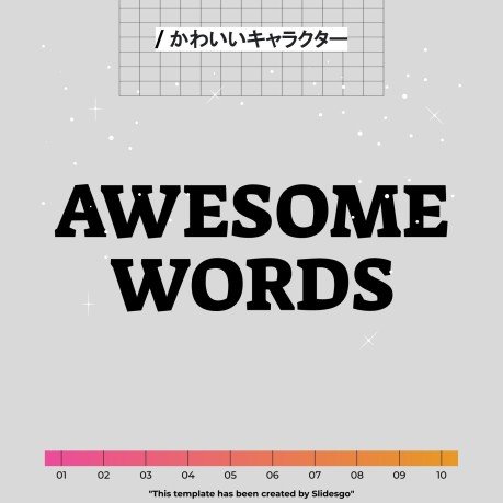 Niedliche 3D-Figuren Soziale Medien Präsentationsvorlage