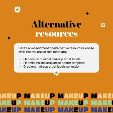 Herbal Makeup Brand IG Stories presentation template 