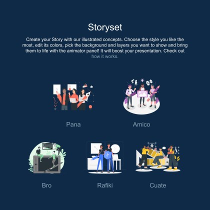 Herbal Makeup Brand IG Stories presentation template 