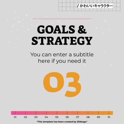 Niedliche 3D-Figuren Soziale Medien Präsentationsvorlage