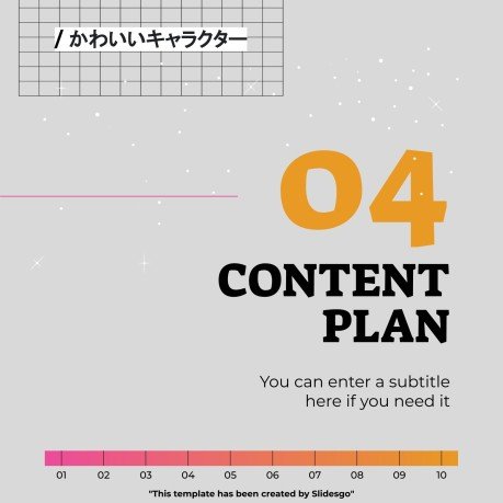 Niedliche 3D-Figuren Soziale Medien Präsentationsvorlage