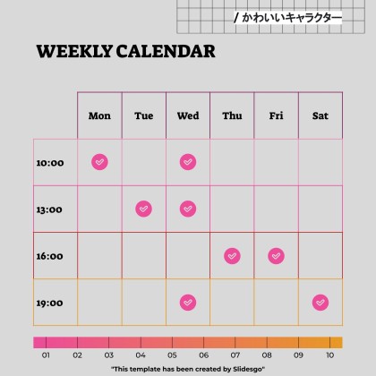 Niedliche 3D-Figuren Soziale Medien Präsentationsvorlage