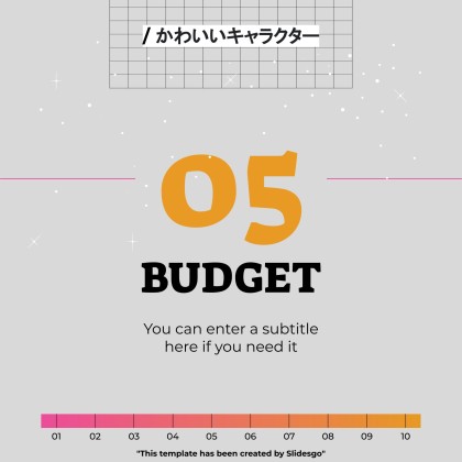 Niedliche 3D-Figuren Soziale Medien Präsentationsvorlage