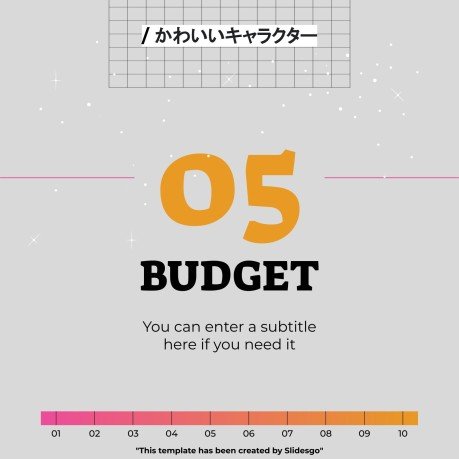 Niedliche 3D-Figuren Soziale Medien Präsentationsvorlage