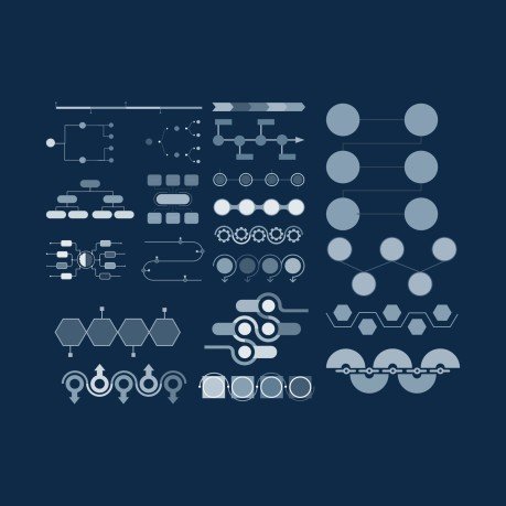 Niedliche 3D-Figuren Soziale Medien Präsentationsvorlage