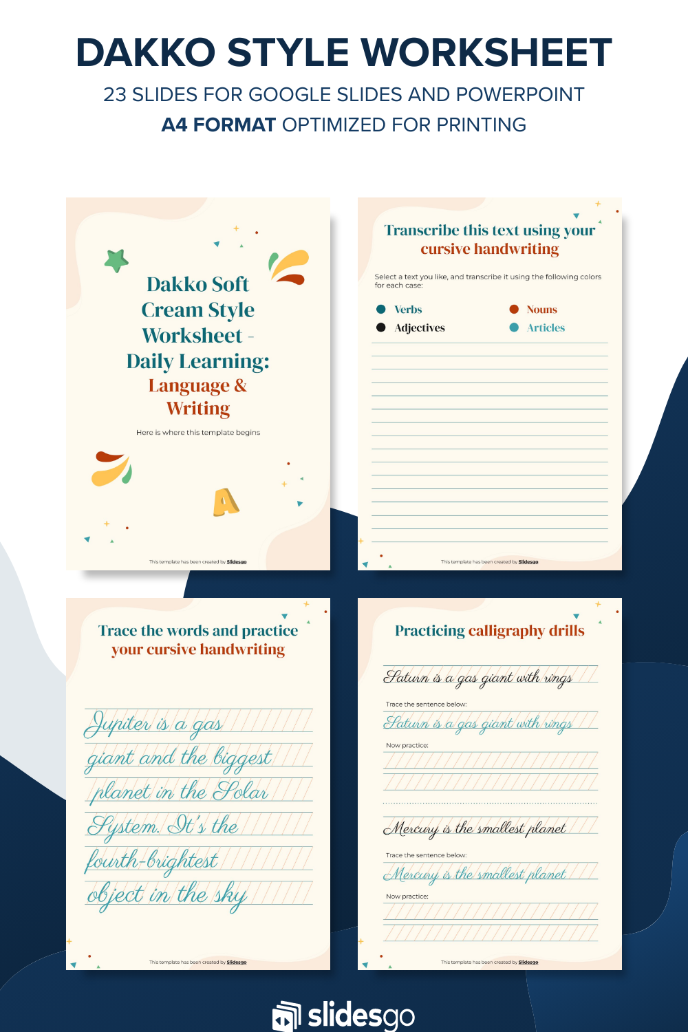 Dakko Soft Cream Style Worksheet - Daily Learning