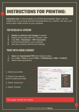 비즈니스를 위한 얼터너티브 이력서 프레젠테이션 템플릿