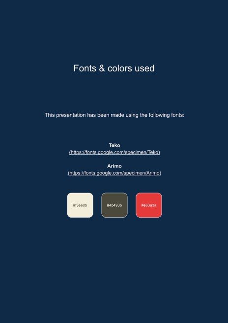 비즈니스를 위한 얼터너티브 이력서 프레젠테이션 템플릿
