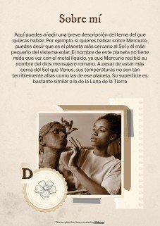 Old Scrap Paper Aesthetic Portfolio presentation template 