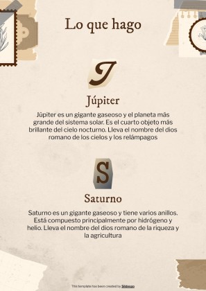 Old Scrap Paper Aesthetic Portfolio presentation template 