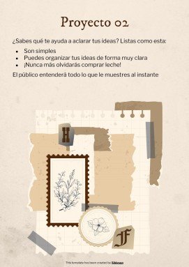 Old Scrap Paper Aesthetic Portfolio presentation template 