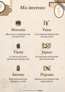 Old Scrap Paper Aesthetic Portfolio presentation template 