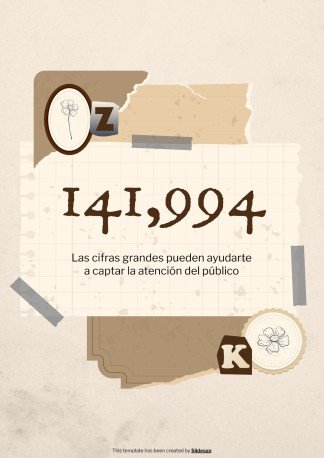 Old Scrap Paper Aesthetic Portfolio presentation template 