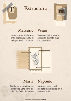 Old Scrap Paper Aesthetic Portfolio presentation template 