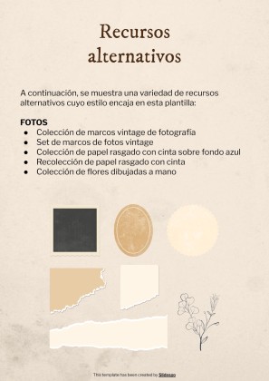 Old Scrap Paper Aesthetic Portfolio presentation template 