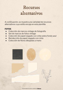 Old Scrap Paper Aesthetic Portfolio presentation template 