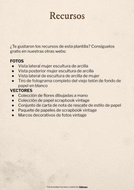 Old Scrap Paper Aesthetic Portfolio presentation template 