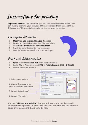 Cool Patterns Tape Scrapbook MK Plan presentation template 